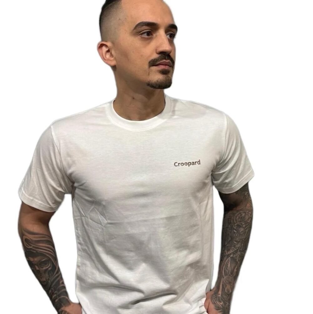 White Cotton T-Shirt - Image 7