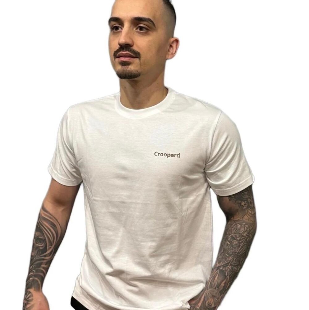 White Cotton T-Shirt - Image 9