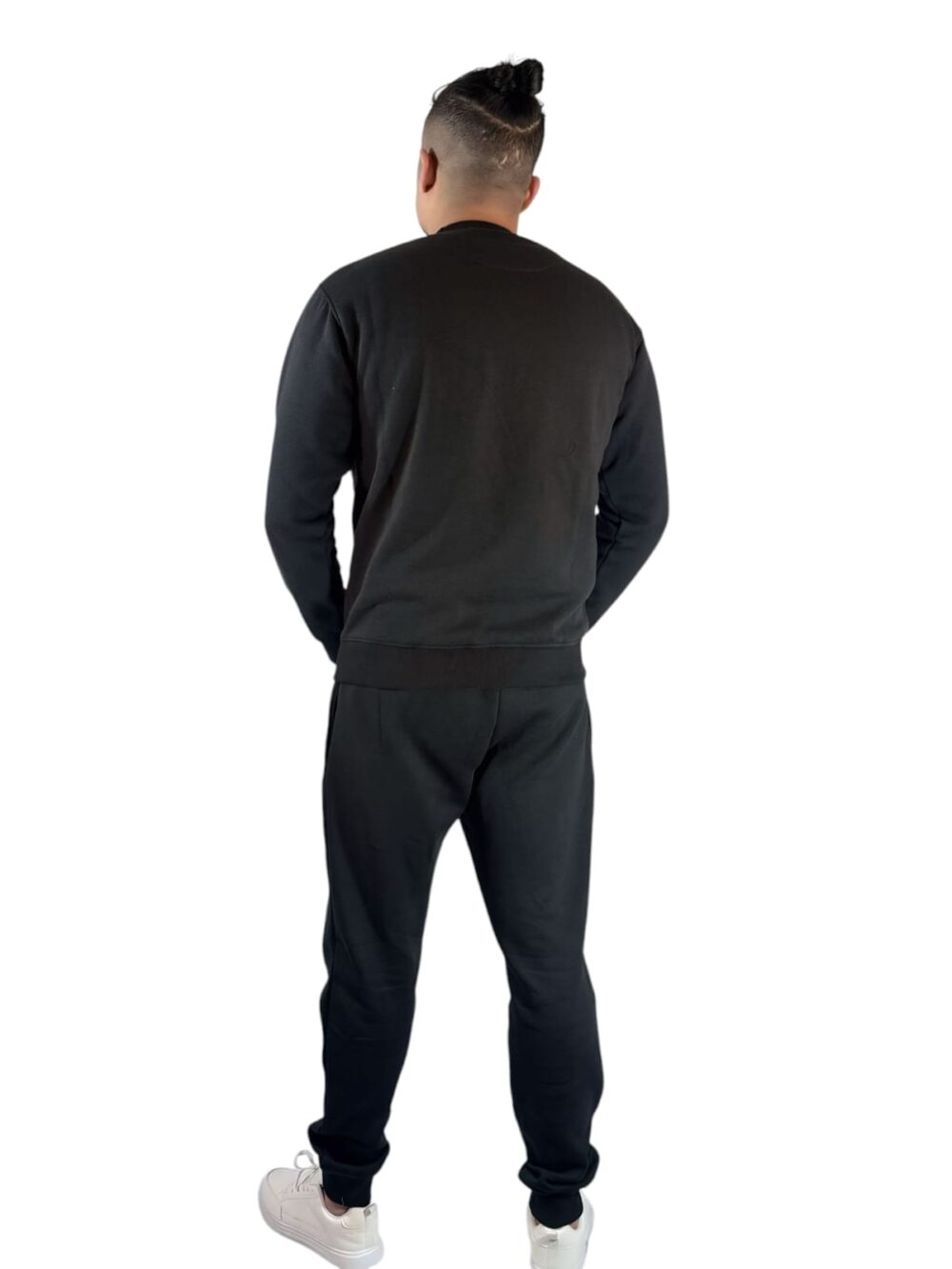 Men’s Minimalist Black Sweatshirt - Image 4