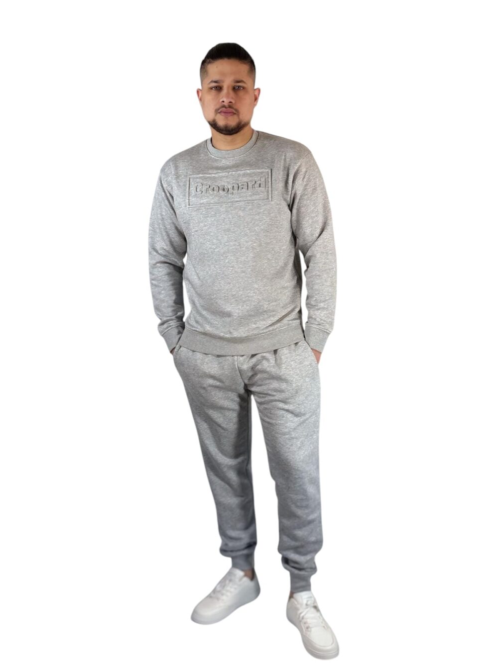 Croopard Men’s Gray Sweatshirt - Image 10