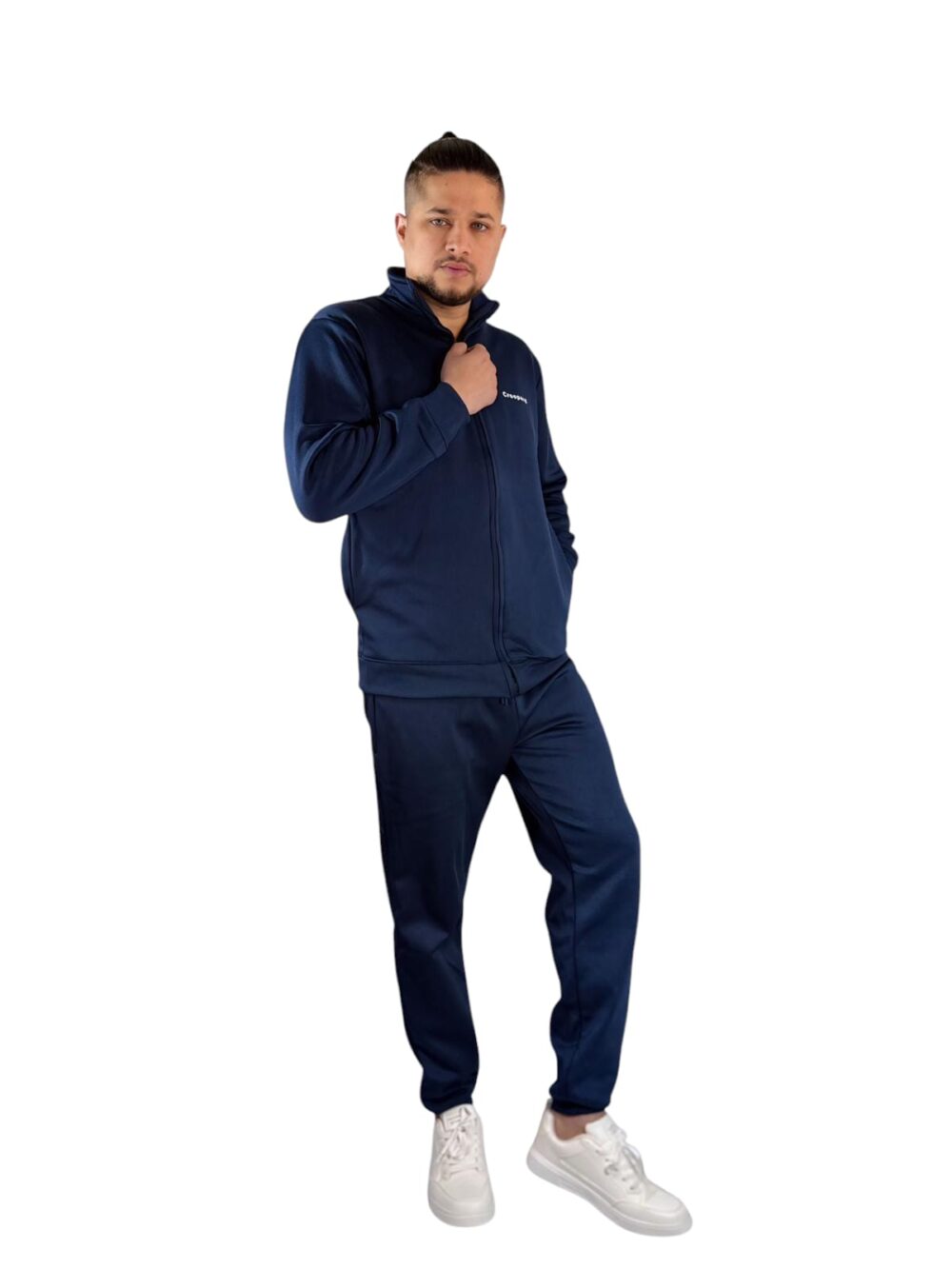 Men's Navy Zipper Tracksuit - Comfort Meets Style - Image 7