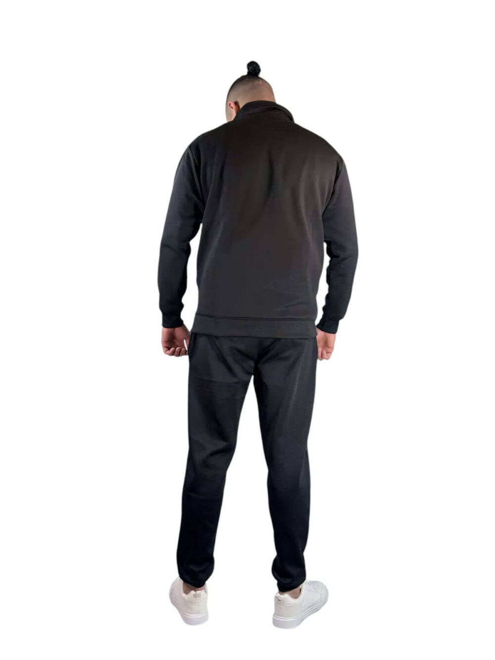 Men's Black Zipper Tracksuit - Comfort Meets Style - Image 5